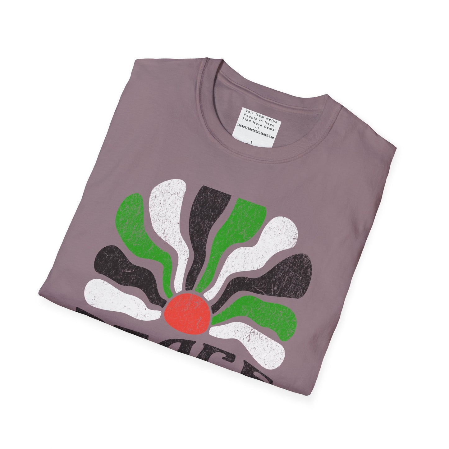 Peace for Palestine Unisex Softstyle T-Shirt