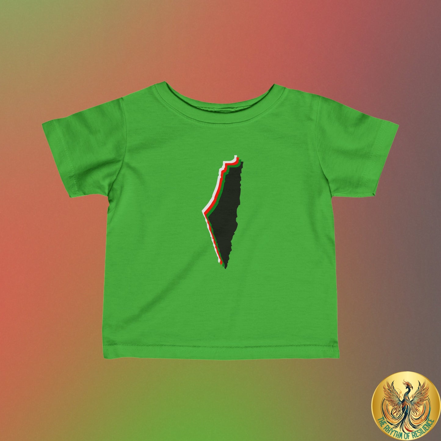 Palestine Map Infant Fine Jersey Tee