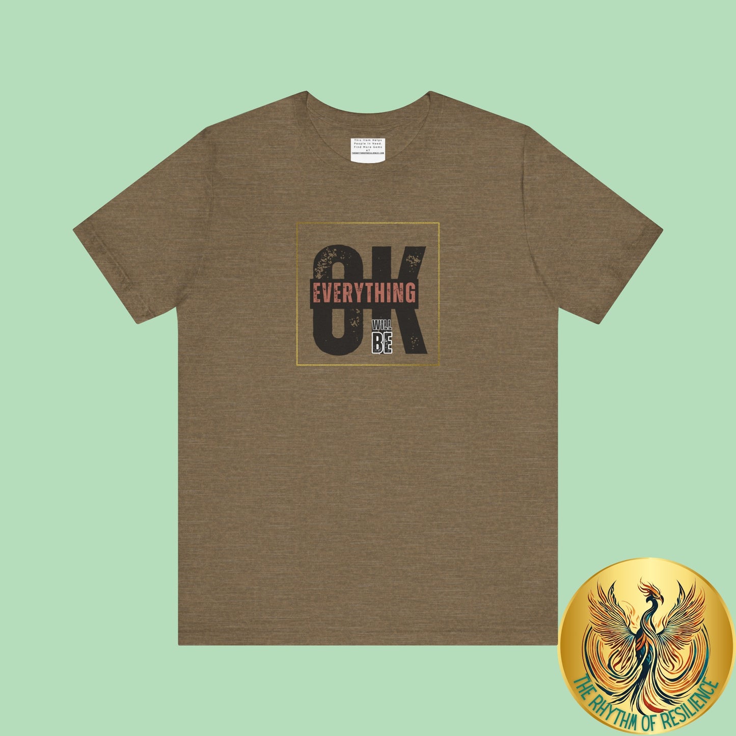 Everything Will Be ok Unisex Jersey Short Sleeve Tee-mental health awareness month