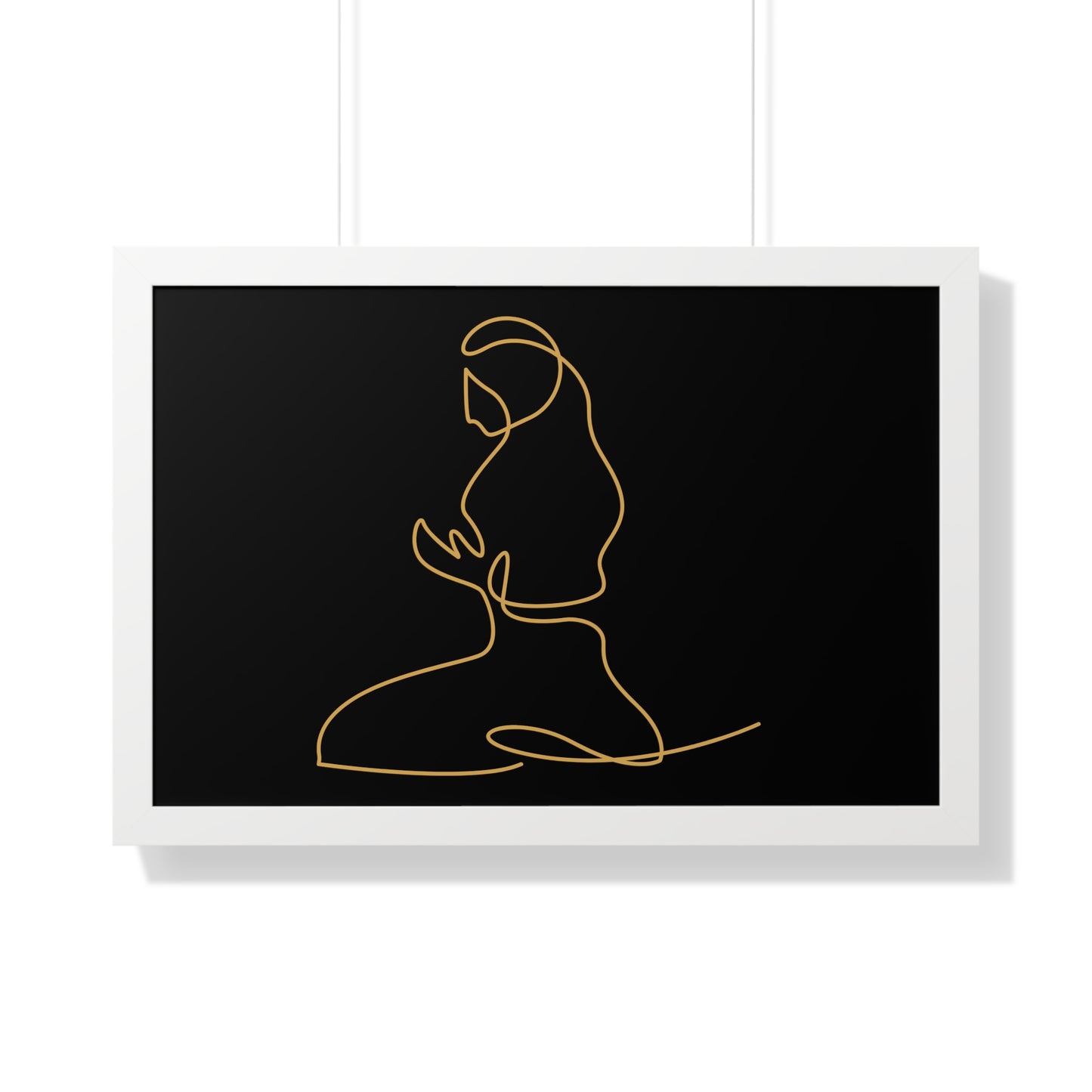 Framed Poster praying, Islam, Islam praying, women praying, Muslim woman, gift, Eid, Ramadan, decor, wall art, minimal art, Islam art