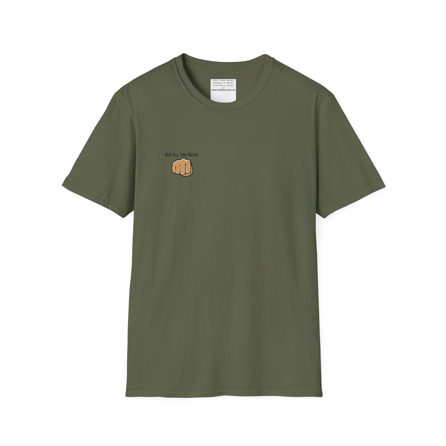 Kick Ass and Take Names Unisex Softstyle T-Shirt