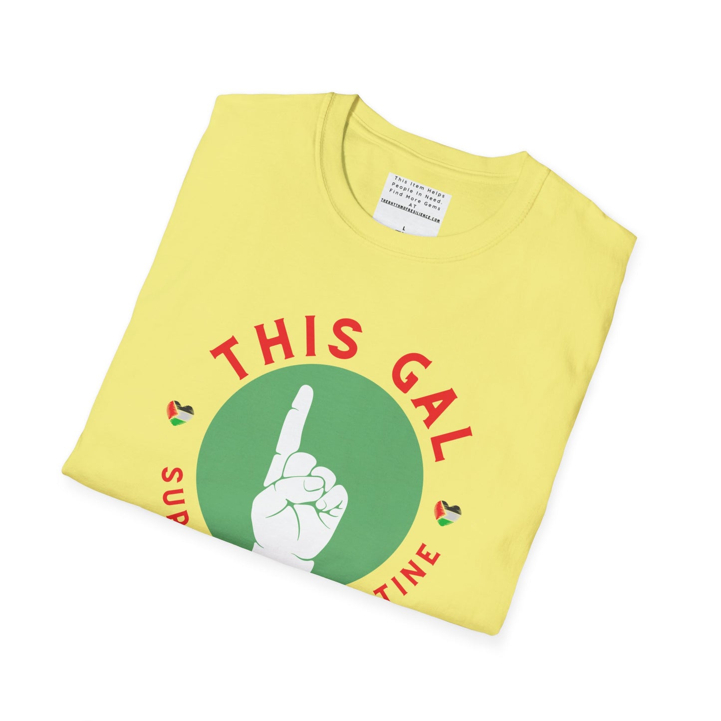 This Gal supporter Palestine Unisex Softstyle T-Shirt