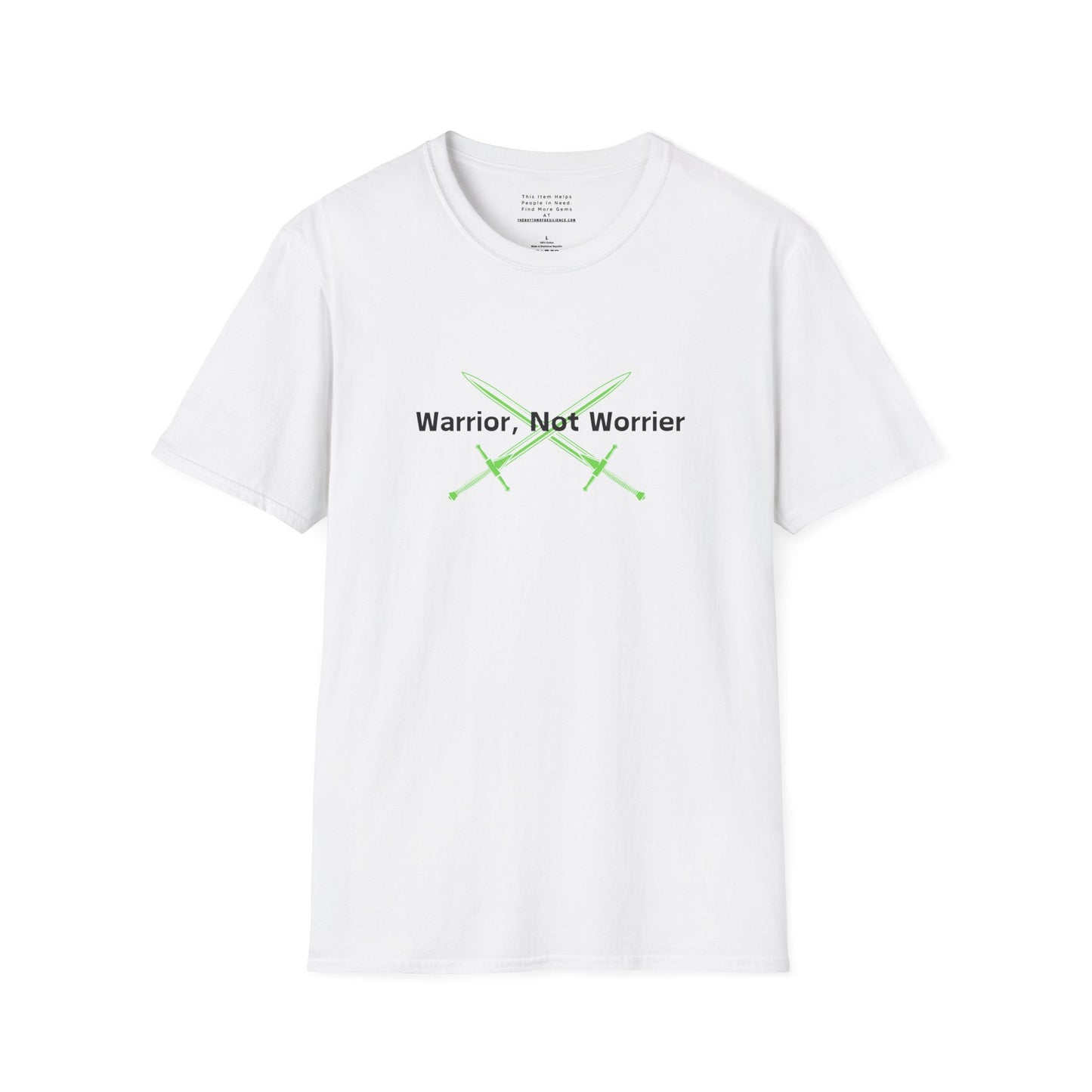 warrior not worries Unisex Softstyle T-Shirt
