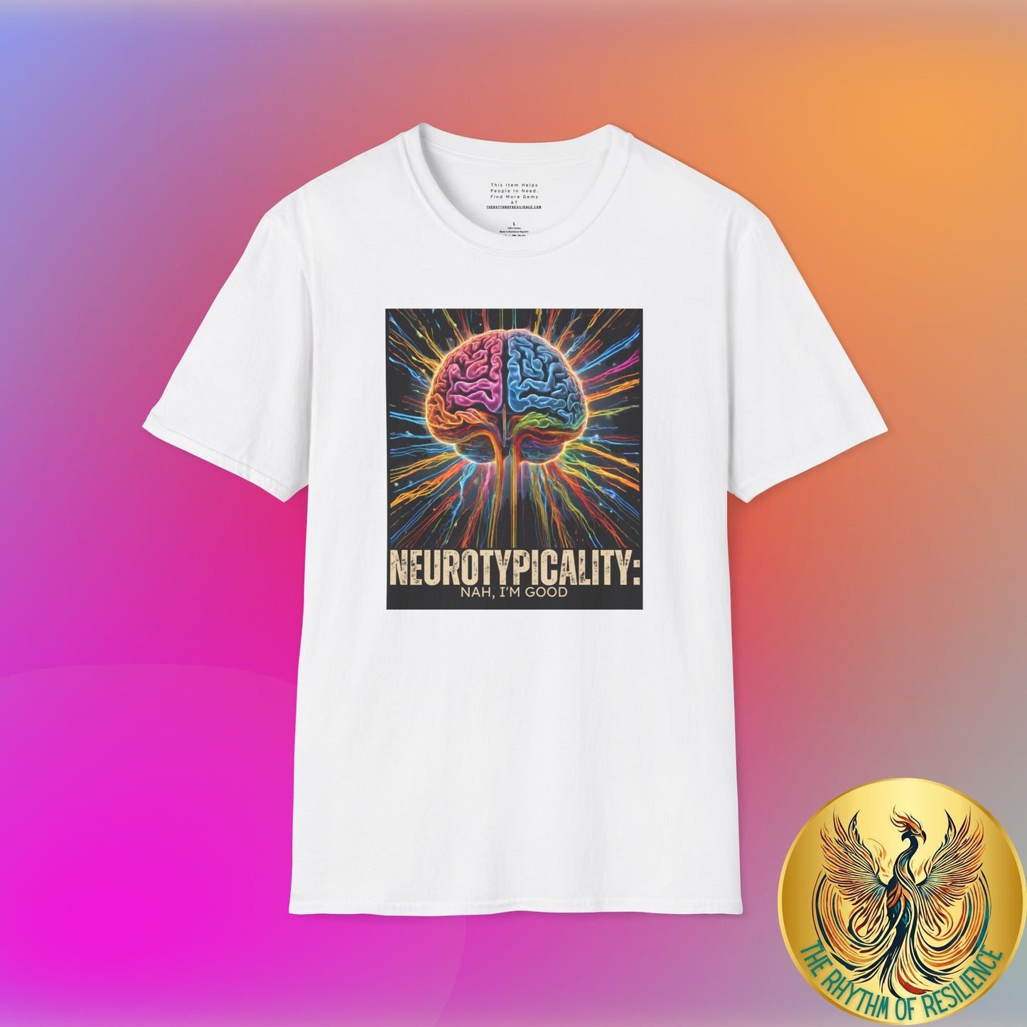 Neurotypical- nah I'm good Unisex Softstyle T-Shirt