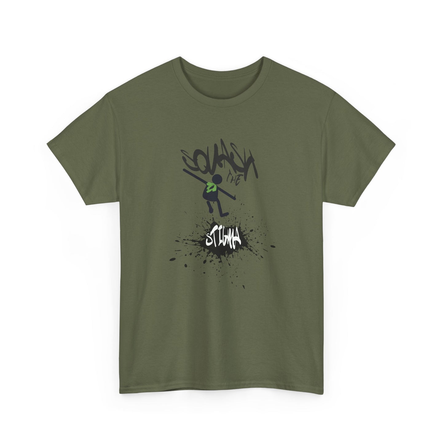 squash the stigma Unisex Heavy Cotton Tee