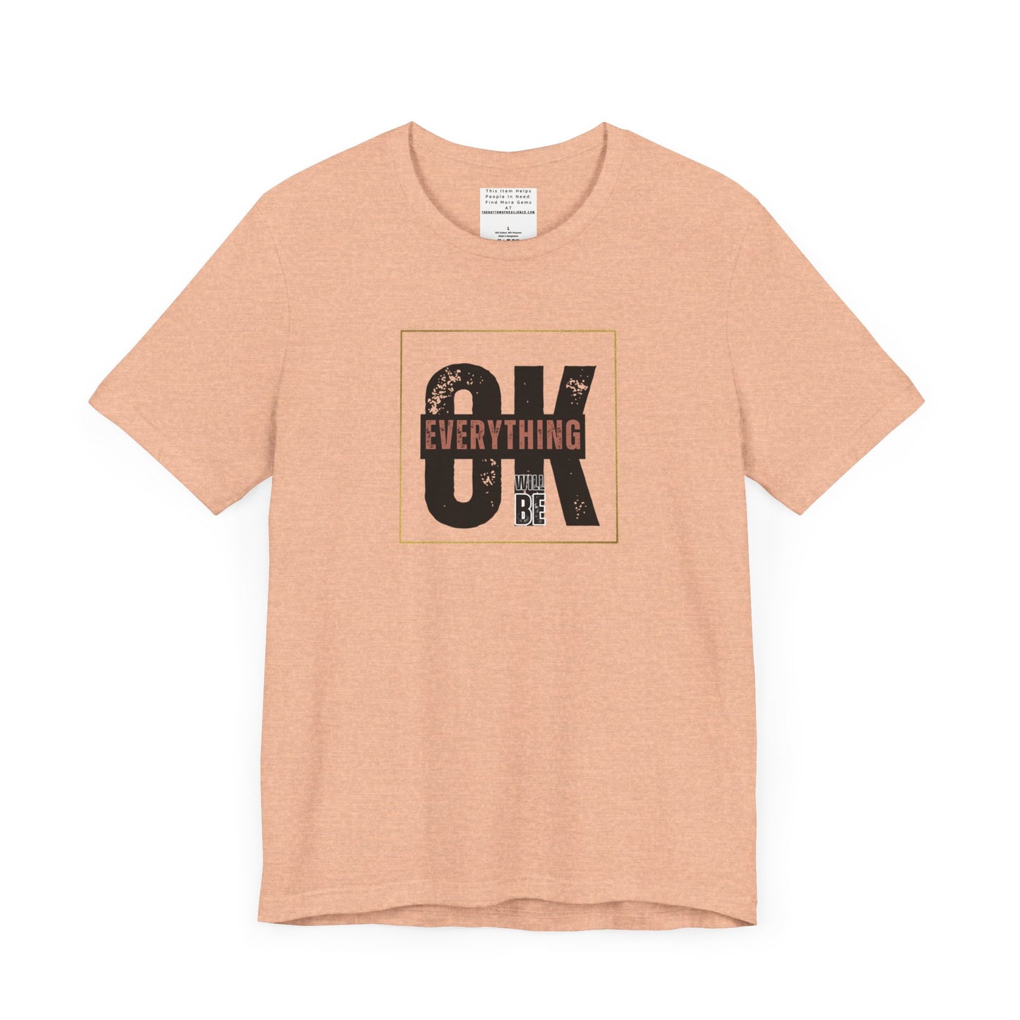 Everything Will Be ok Unisex Jersey Short Sleeve Tee-mental health awareness month
