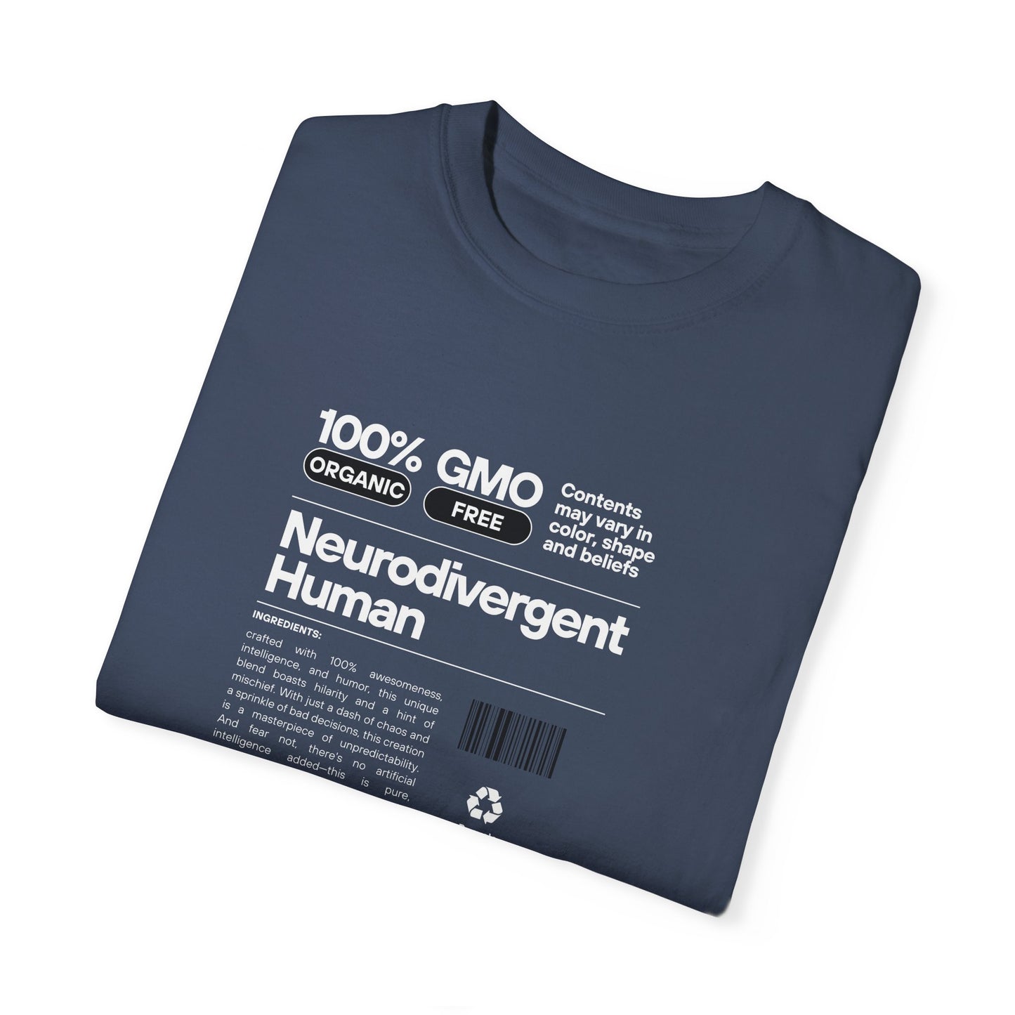 Neurodivergent Human Unisex Garment-Dyed T-shirt