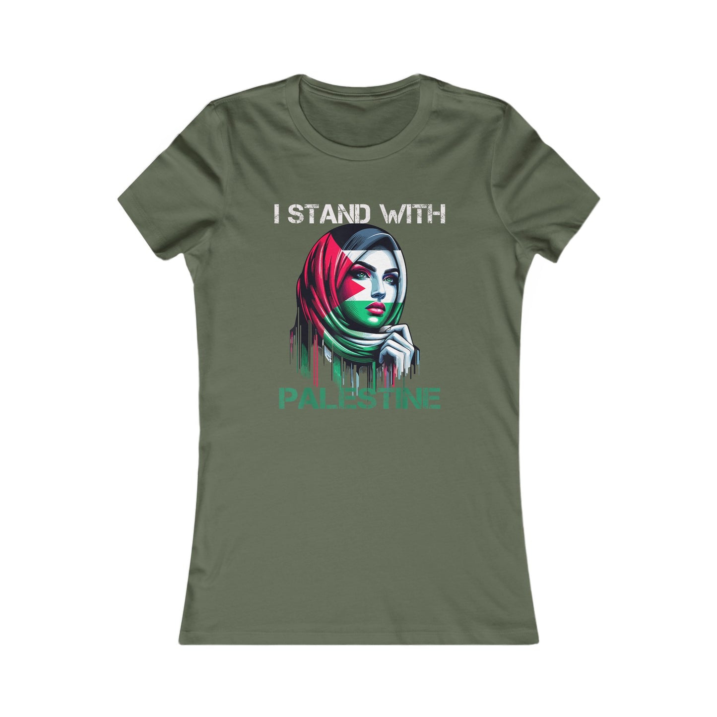 Cotton Tee, Palestine Flag, Resist, Arabic, Support the Cause in Style, Kuffiyeh, Keffiyeh, Resistance, Free Palestine