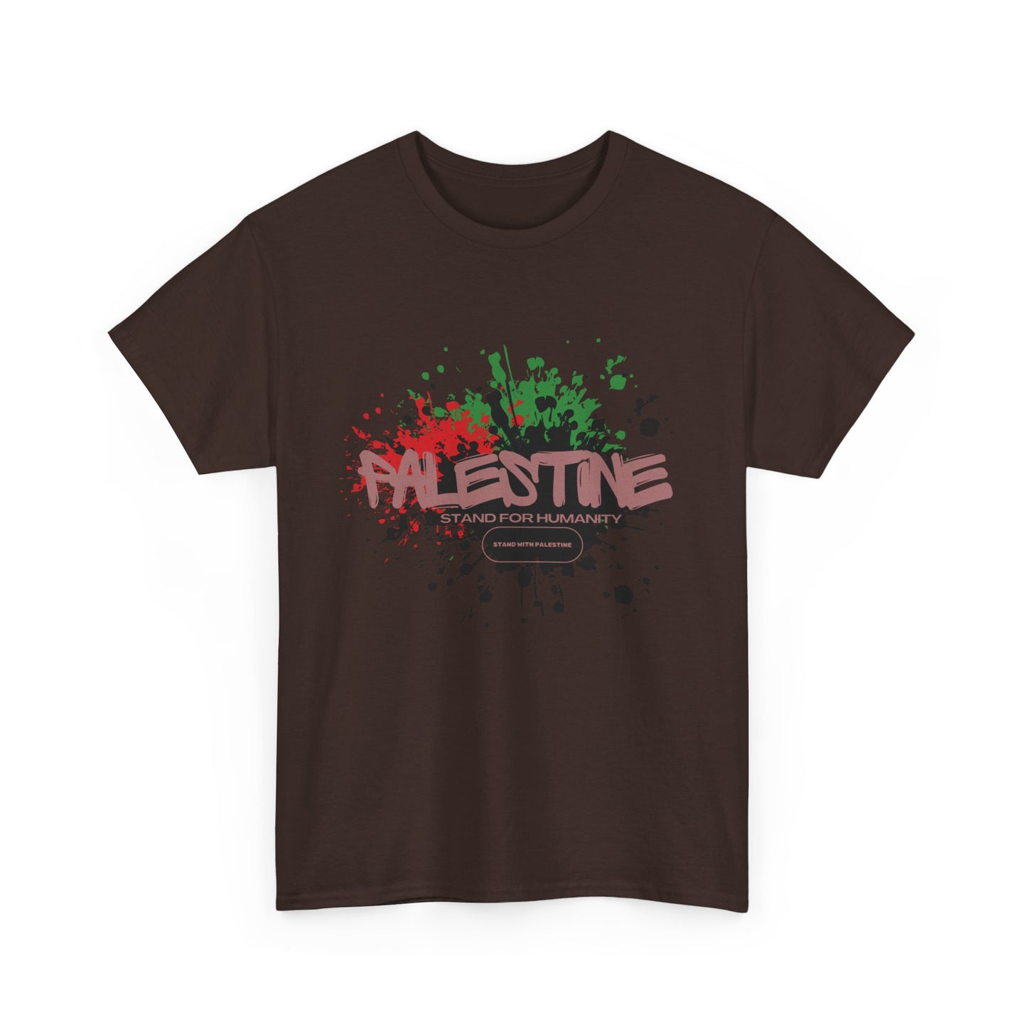 Unisex Palestine Spring Splatter Heavy Cotton Tee