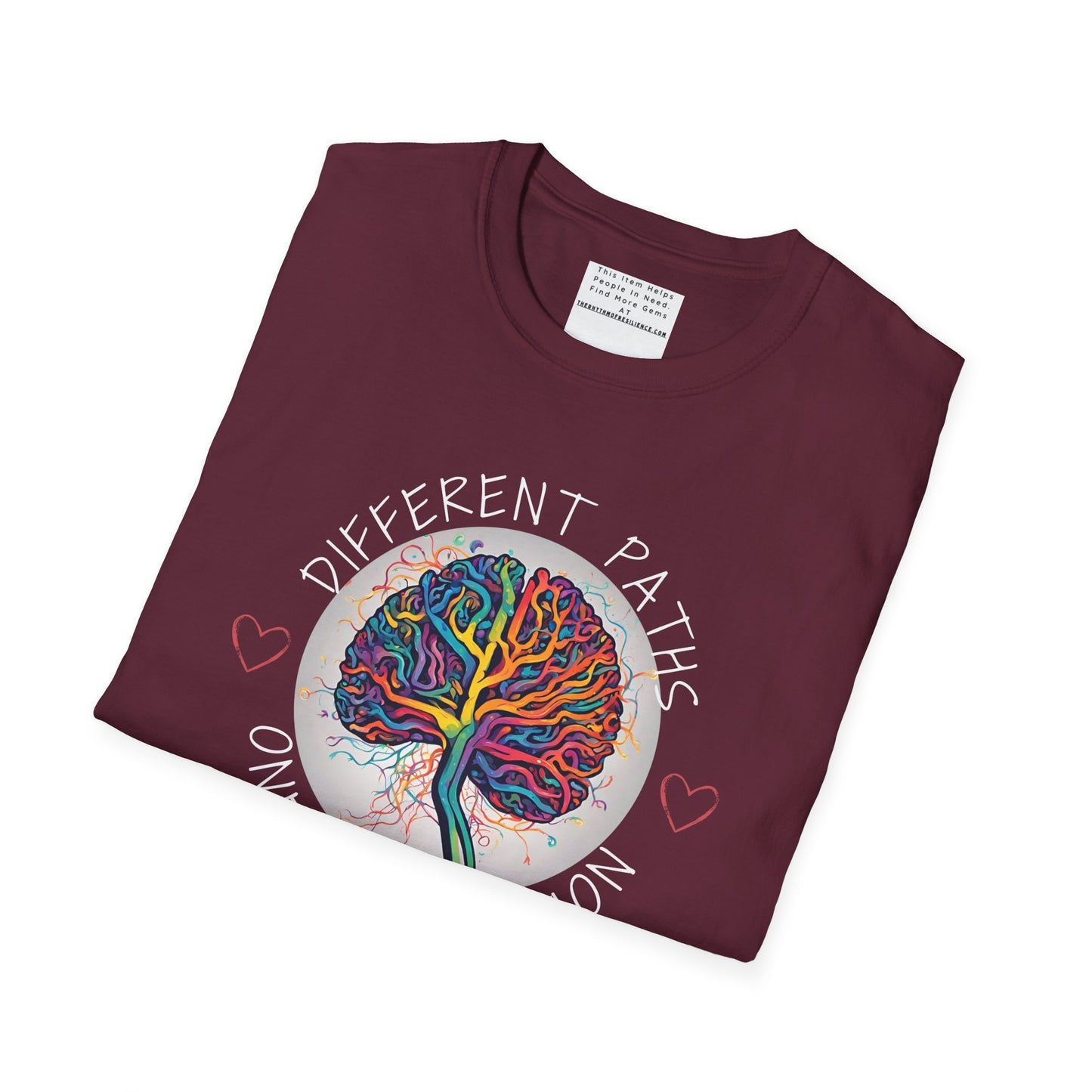 Divergent Routes, Shared Destination Unisex Softstyle T-Shirt