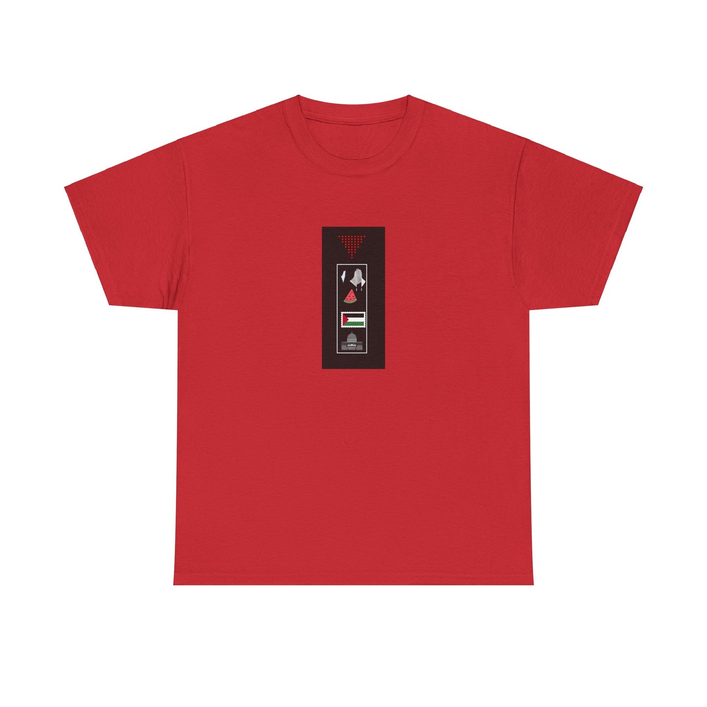 Palestine icon list Unisex Heavy Cotton Tee