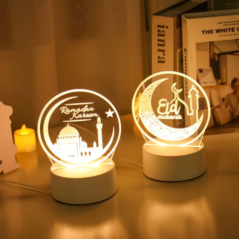 Eid and Ramadan Led Lamp Light Ornament