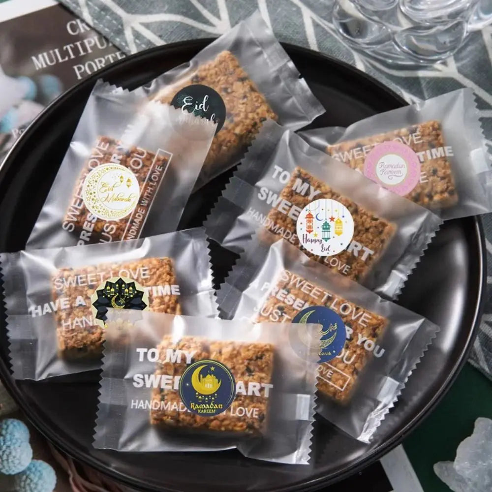 EID Mubarak Stickers Gift Bag Candy Box Seal Labels