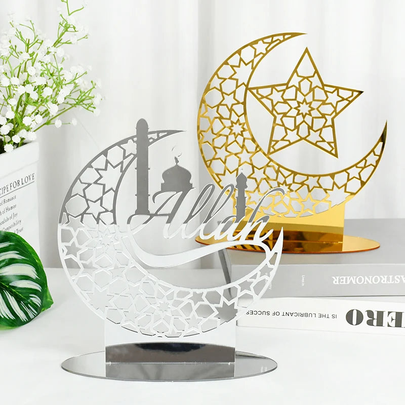Ramadan and Eid moon Table decorative Ornament