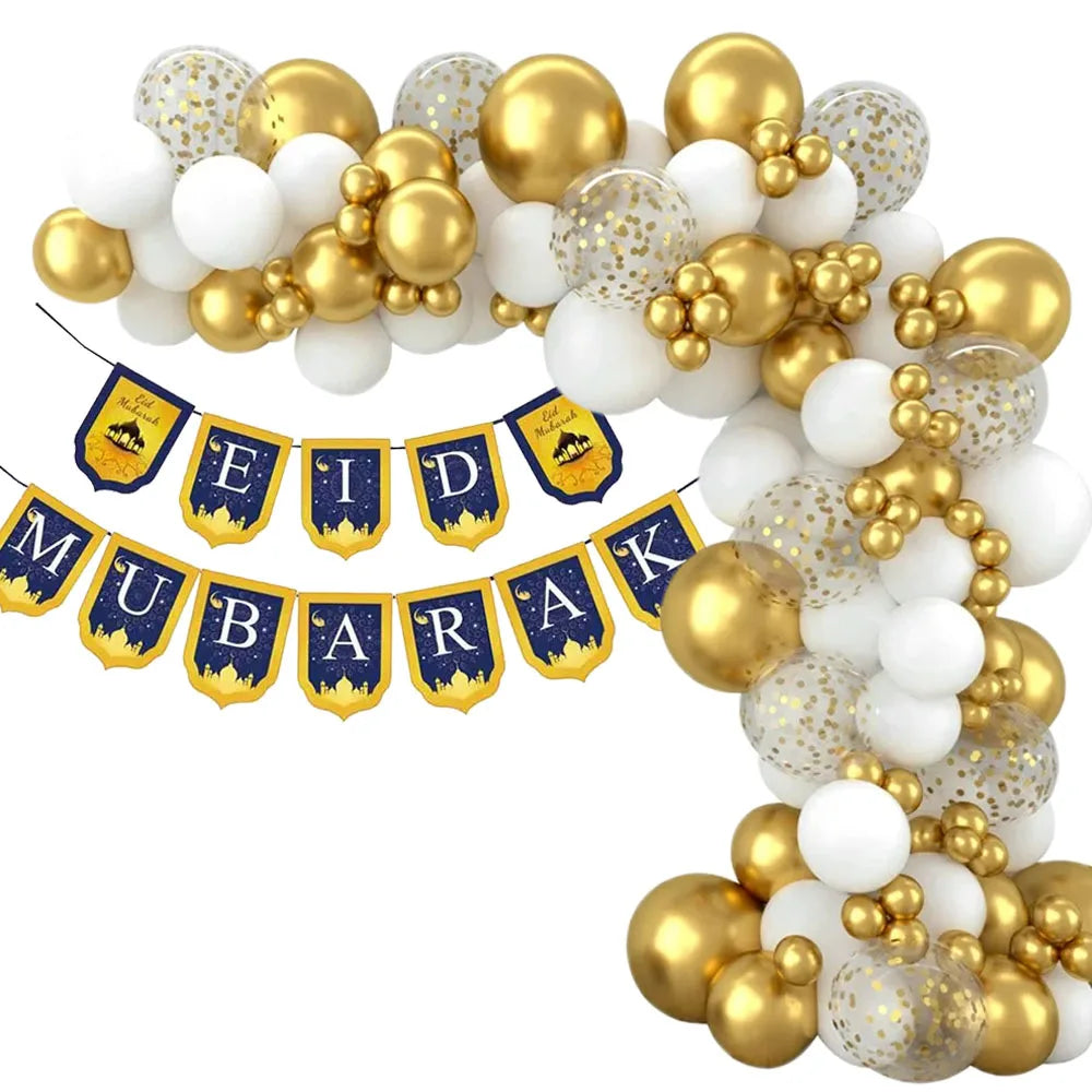 Eid Mubarak Party Balloons decoration Set