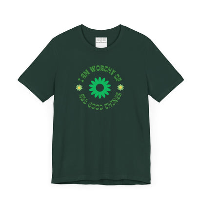 I AM Worthy u nisex Jersey Short Sleeve Tee-mental health awareness month