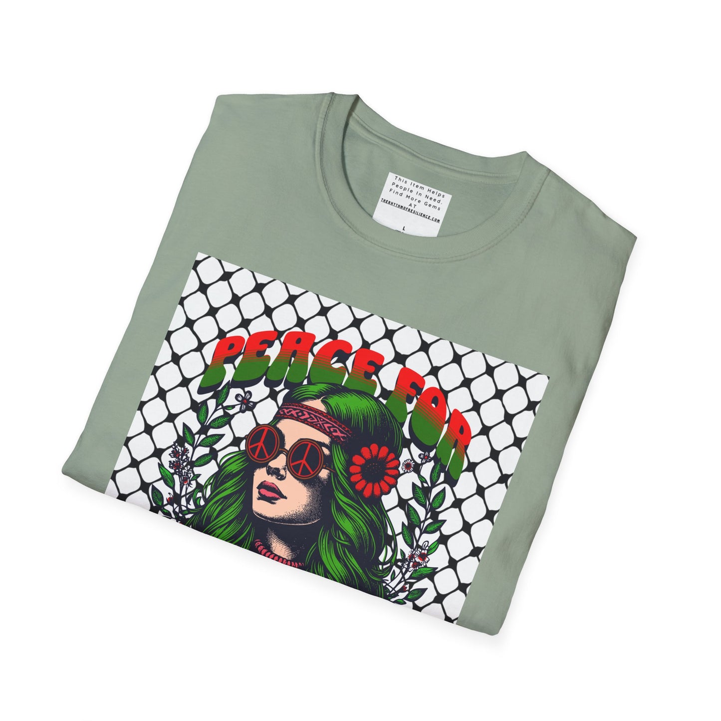 Peace for Palestine Unisex Softstyle T-Shirt