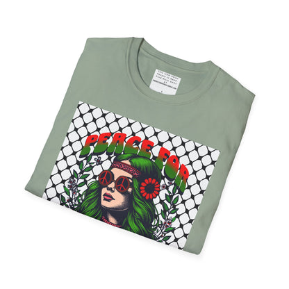 Peace for Palestine Unisex Softstyle T-Shirt