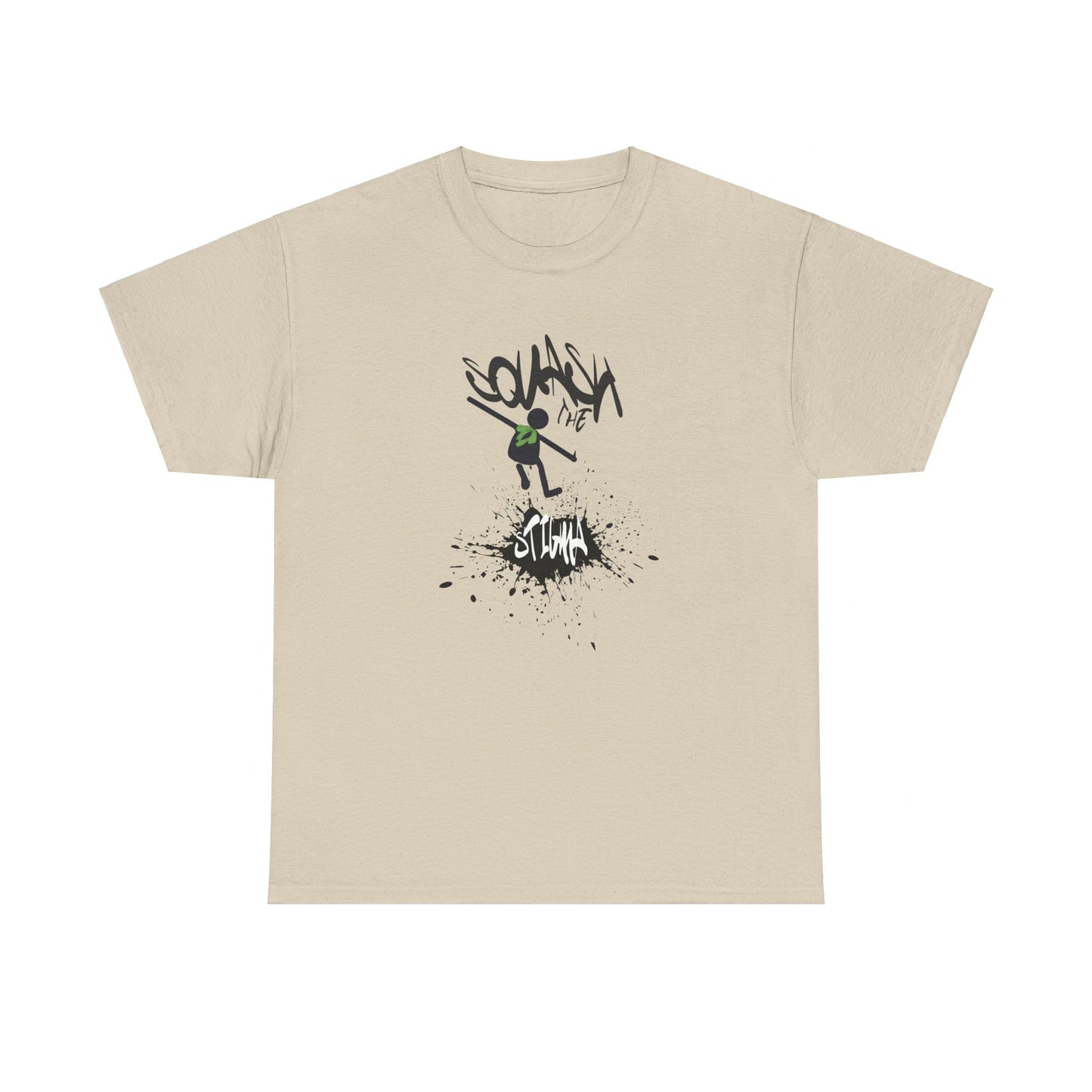 squash the stigma Unisex Heavy Cotton Tee