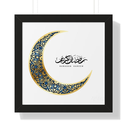 Ramadan Kareem Arabic calligraphy Framed Poster