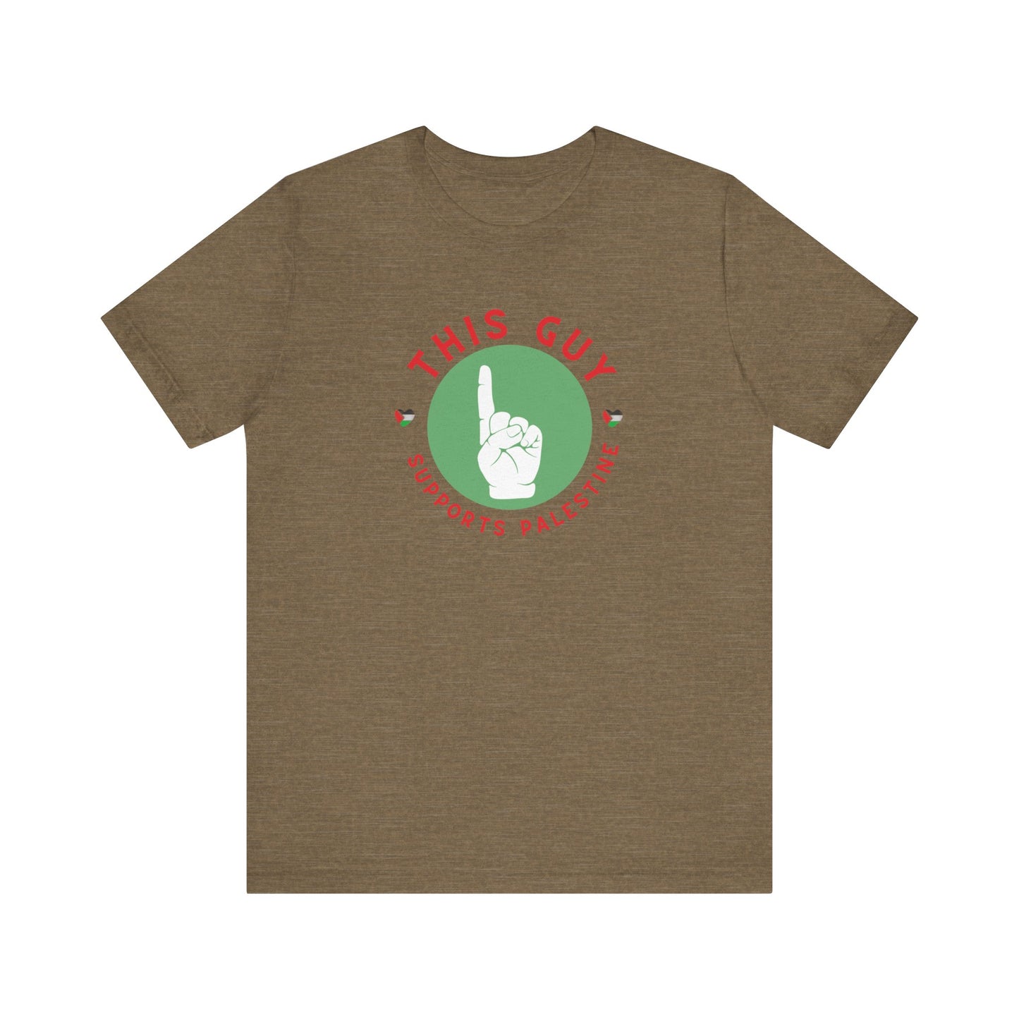 This Guy supports Palestine Unisex Jersey Short Sleeve Tee