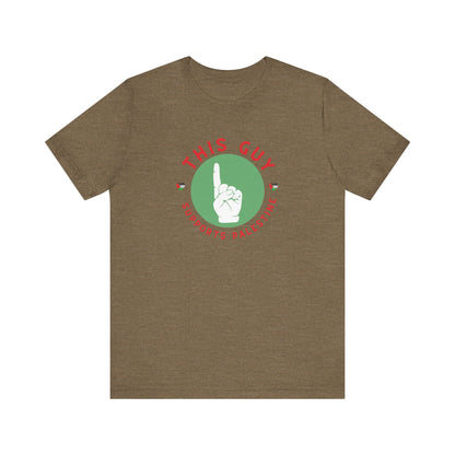 This Guy supports Palestine Unisex Jersey Short Sleeve Tee