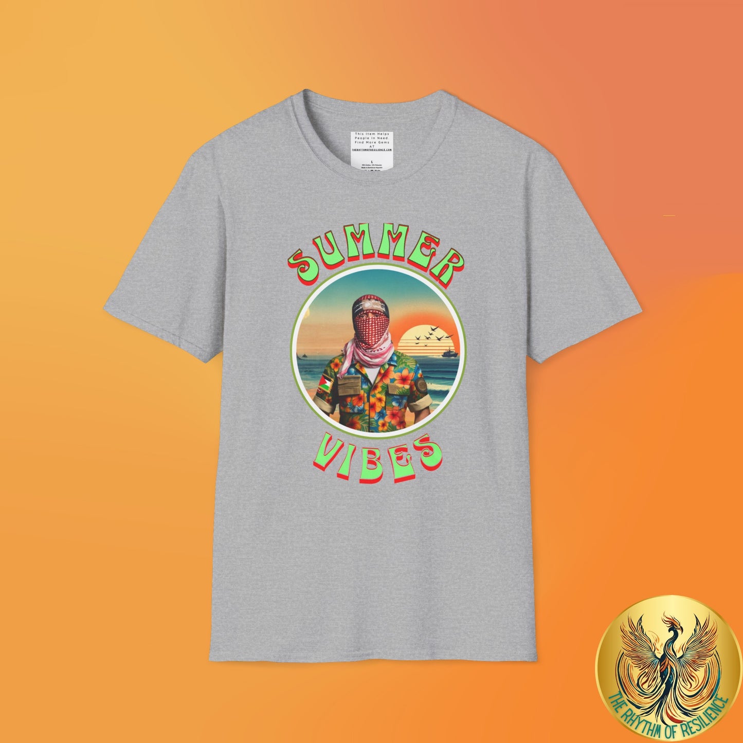 Summer vibes  Unisex Softstyle T-Shirt