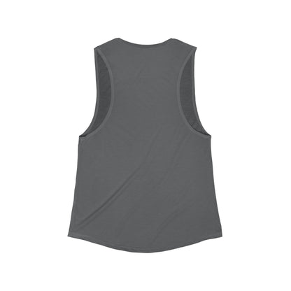 Kiss Um isra'eel Flowy Scoop Tank, power to the people, free Palestine!