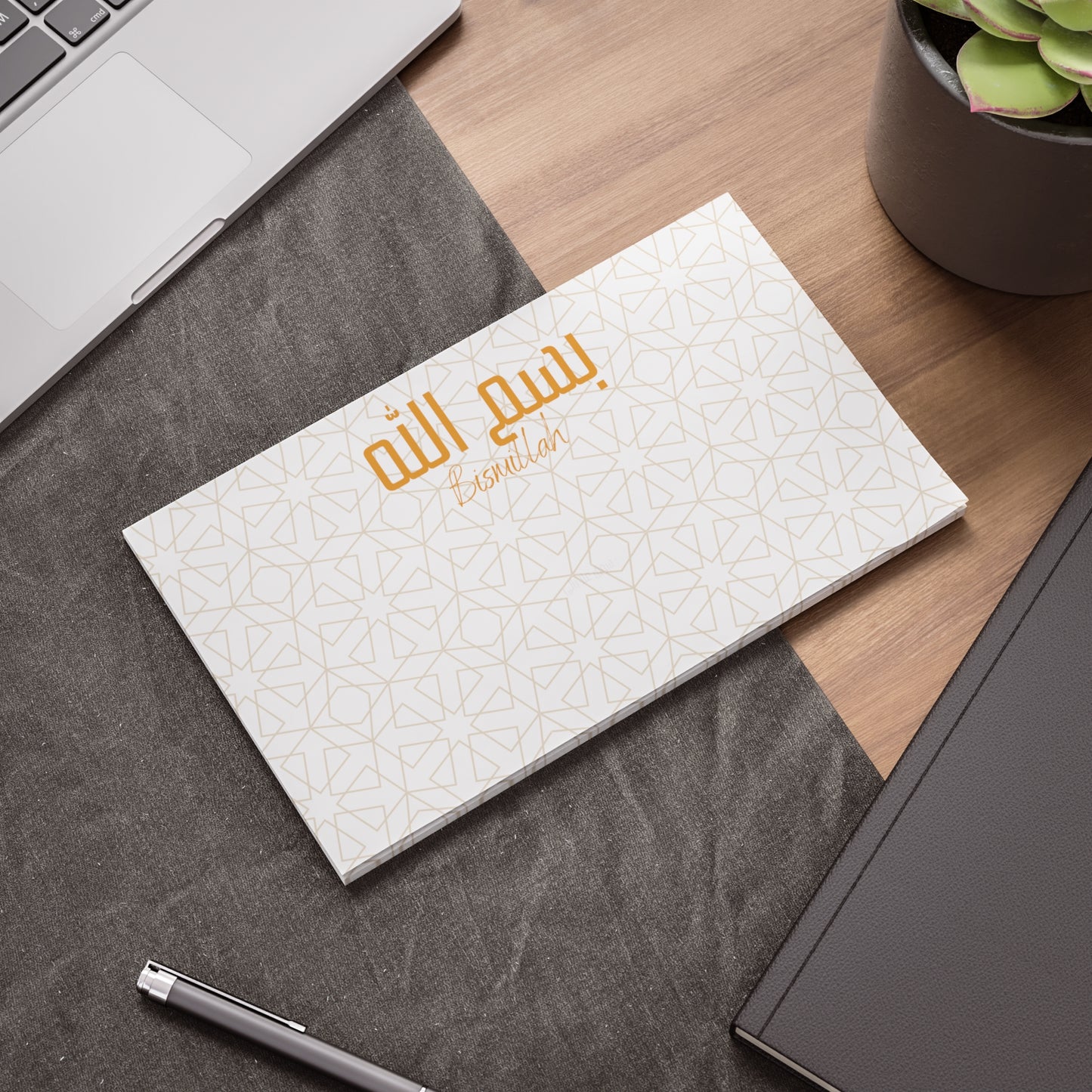 Post-it® Note Pads, Bismillah, Arabic writing, Arabic, Ramadan, Eid gift, Arabic calligraphy, Islam,  office supplies, notes, reflections,