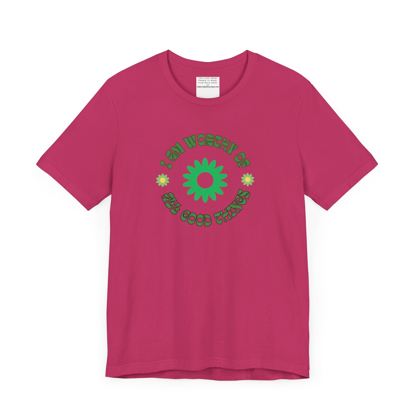 I AM Worthy u nisex Jersey Short Sleeve Tee-mental health awareness month