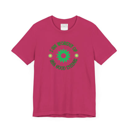 I AM Worthy u nisex Jersey Short Sleeve Tee-mental health awareness month
