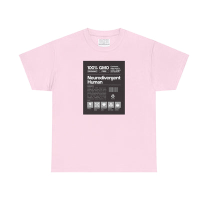 Neurodivergent Human Unisex Heavy Cotton Tee