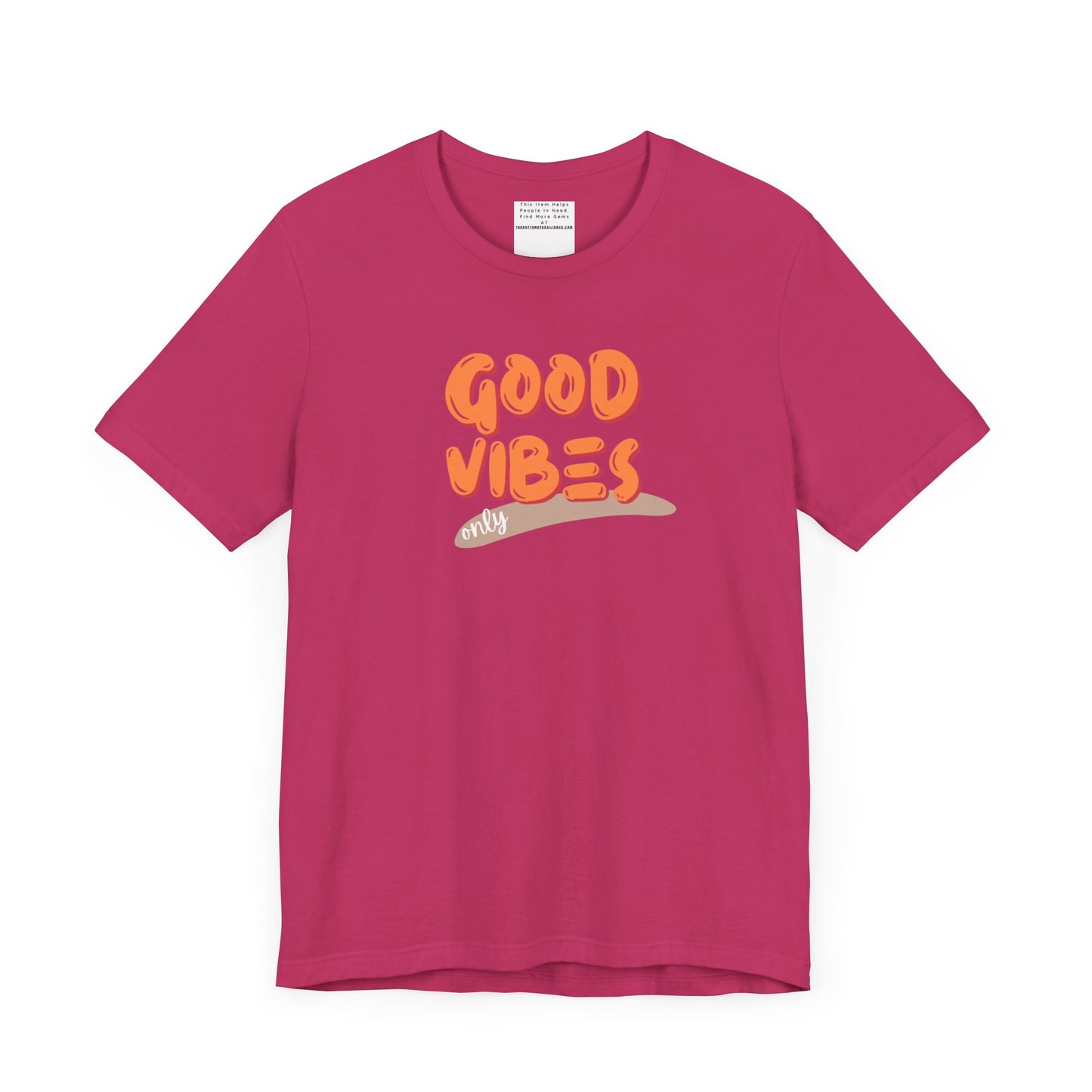 good vibes Unisex Jersey Short Sleeve Tee-mental health awareness month
