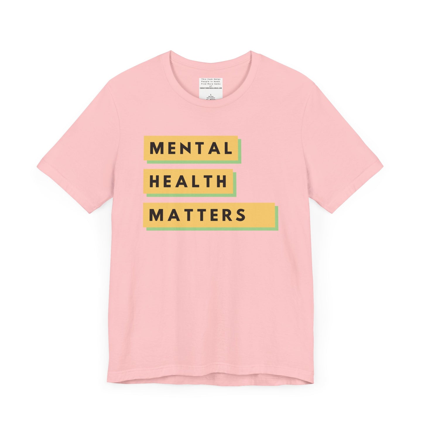 Mental Health Matters Unisex Jersey Short Sleeve Tee-mental health awareness month