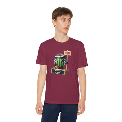 Youth "this fruit stand with Palestine" watermelon Competitor Tee
