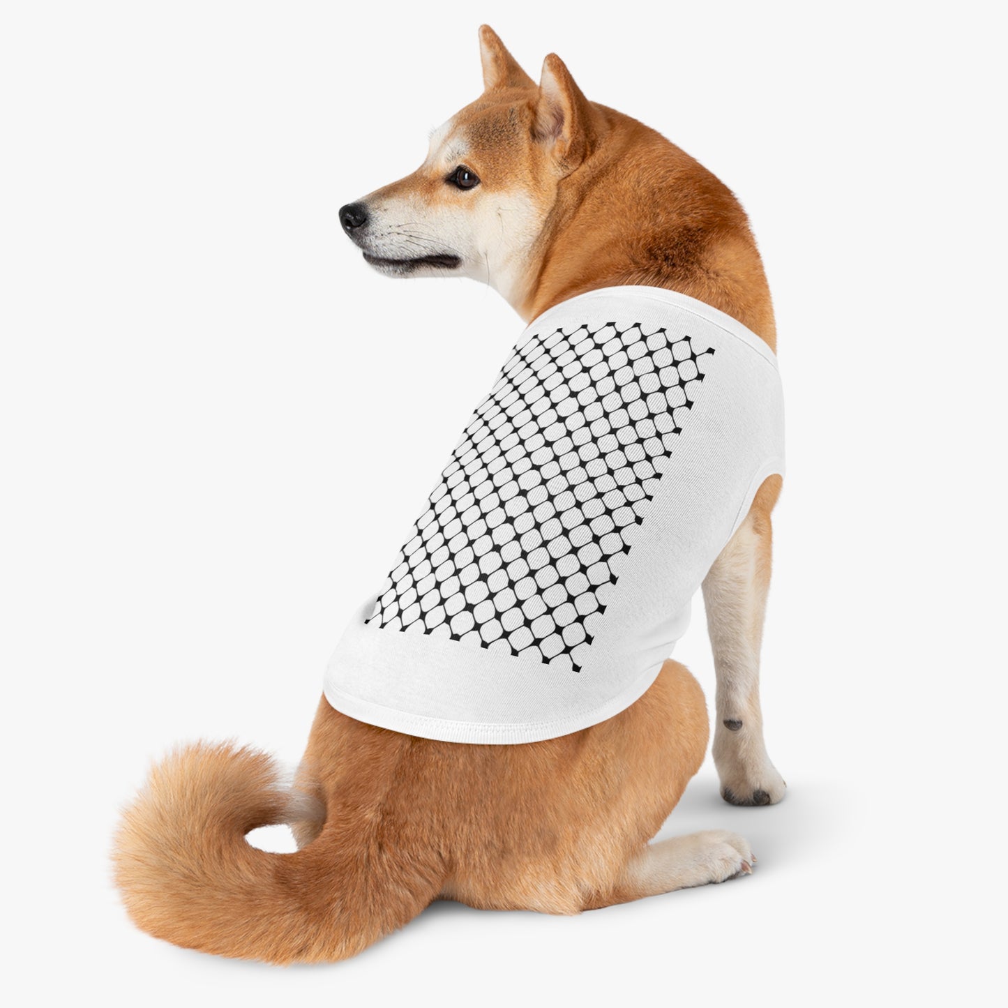 Pet Tank Top,keffiyeh print