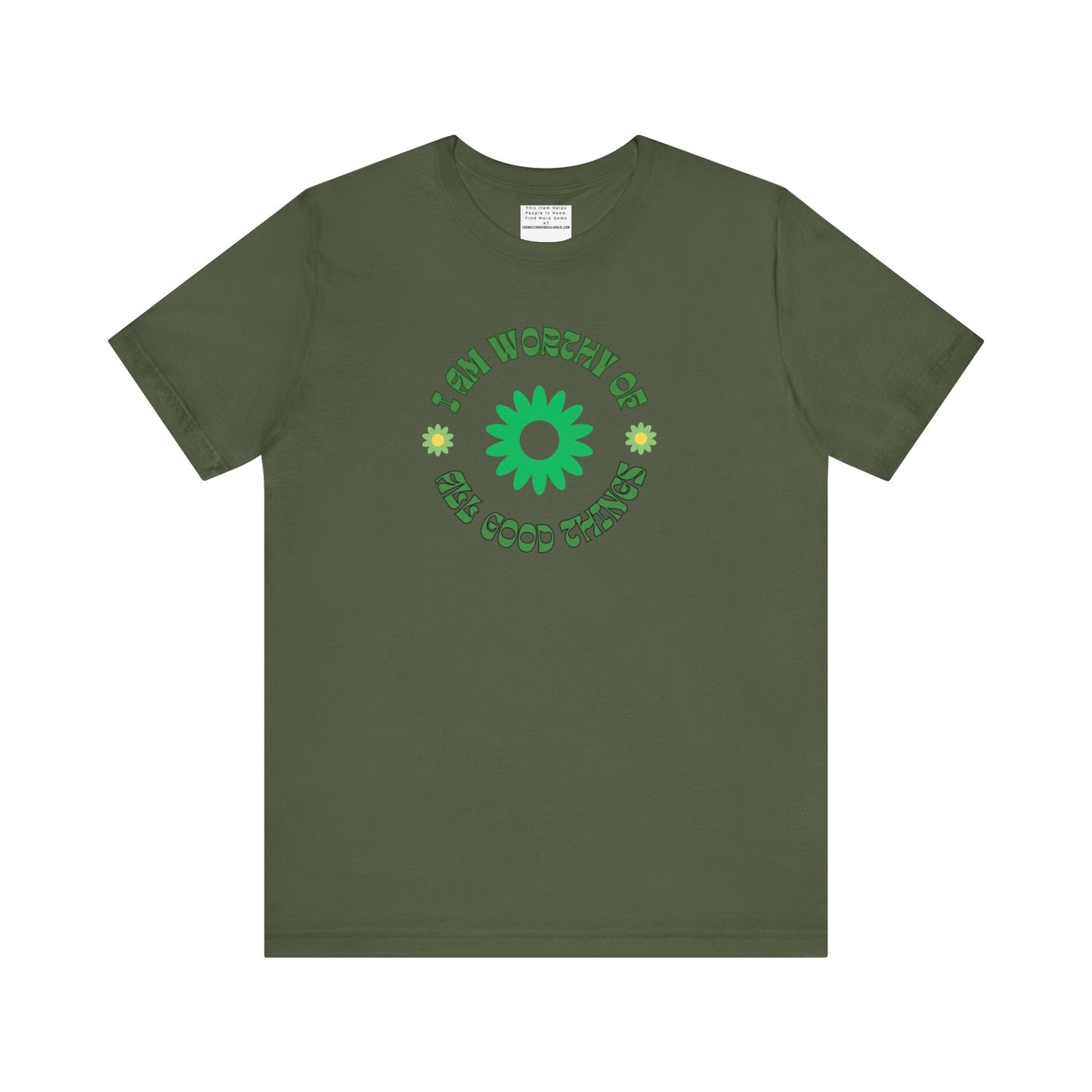 I AM Worthy u nisex Jersey Short Sleeve Tee-mental health awareness month