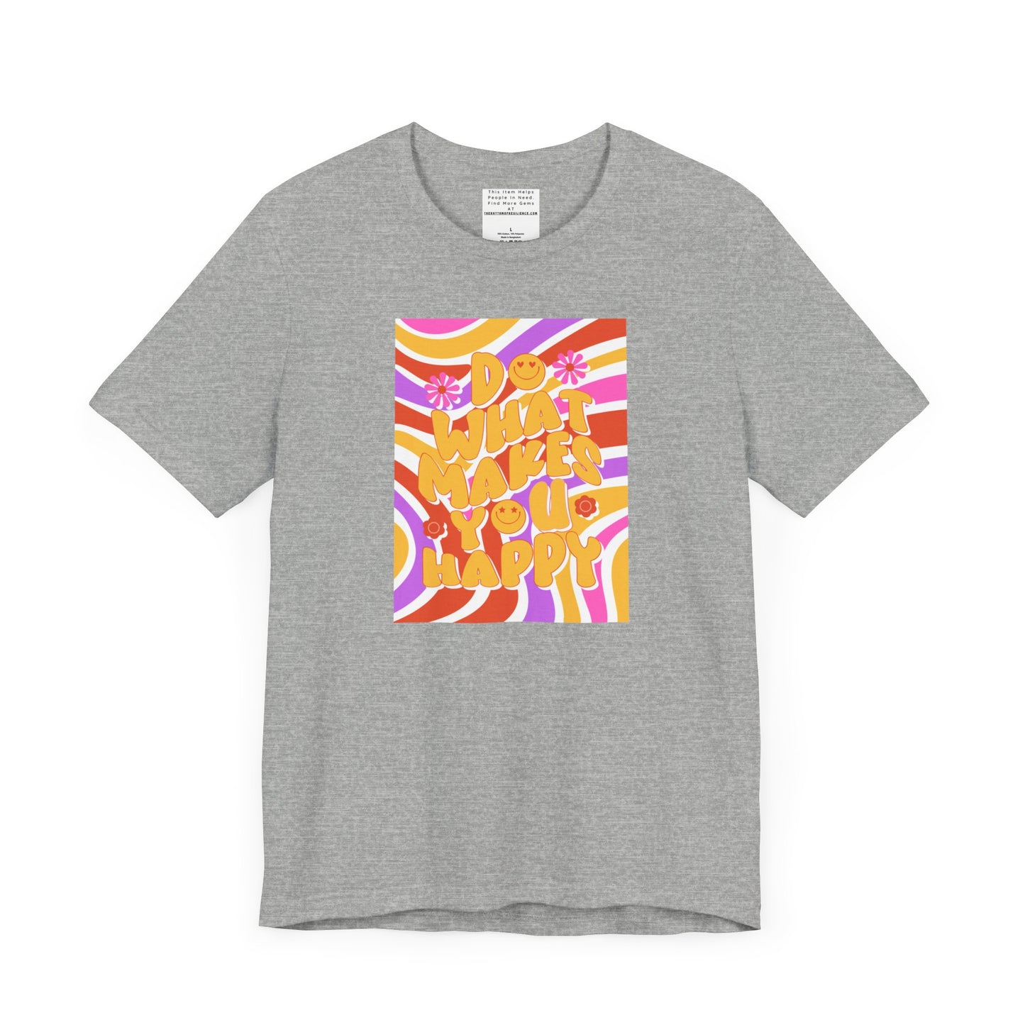 Do What Makes you happy Unisex Jersey Short Sleeve Tee-mental health awareness month