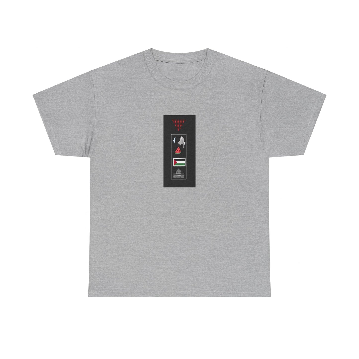 Palestine icon list Unisex Heavy Cotton Tee