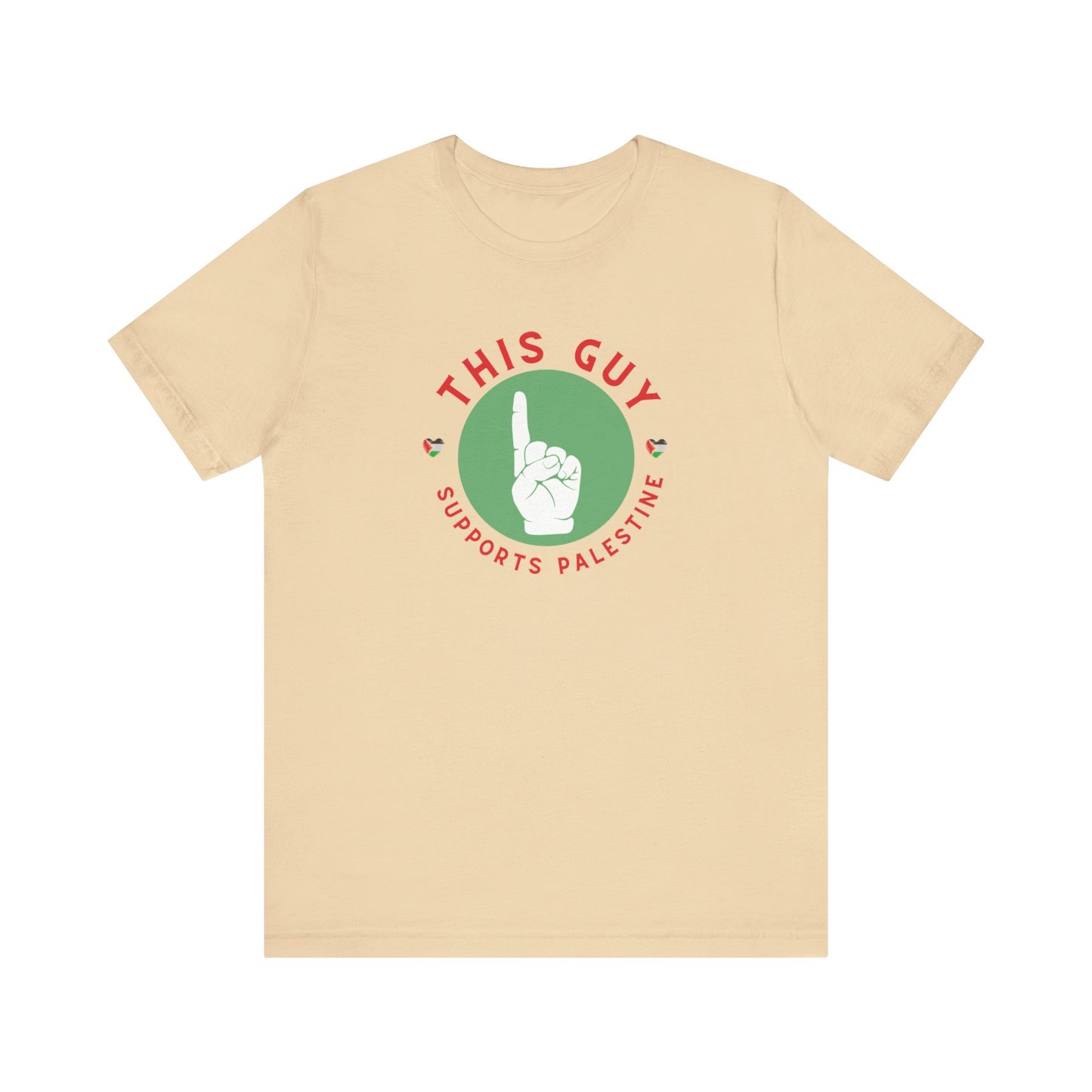 This Guy supports Palestine Unisex Jersey Short Sleeve Tee