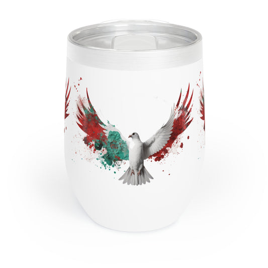 Chill drink Tumbler, free bird, free Palestine, solidarity, support, cause,