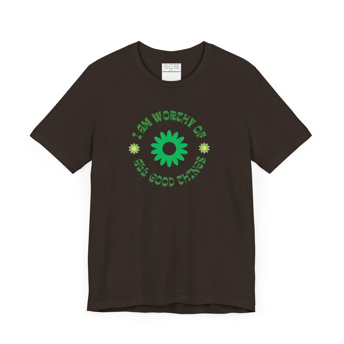 I AM Worthy u nisex Jersey Short Sleeve Tee-mental health awareness month