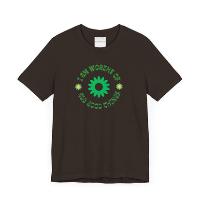 I AM Worthy u nisex Jersey Short Sleeve Tee-mental health awareness month