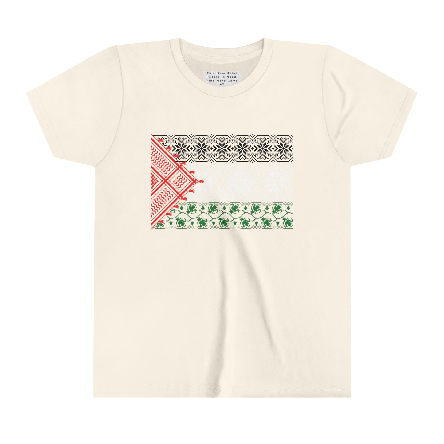 Youth Short Sleeve, Palestine Flag, Resist, Arabic, Watermelon Flag, Palestinian Art, Kuffiyeh, Keffiyeh, Resistance, Free Palestine