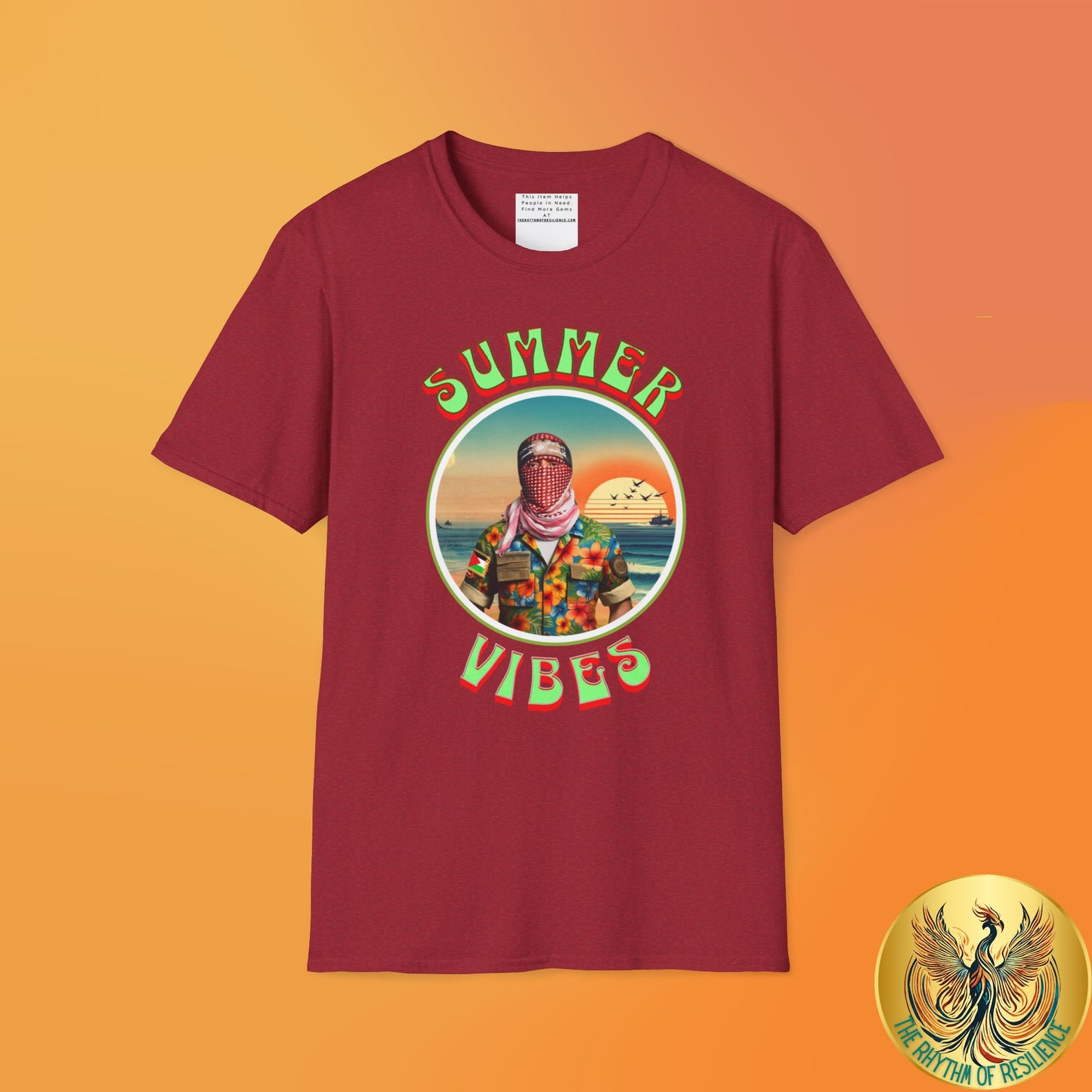 Summer vibes  Unisex Softstyle T-Shirt
