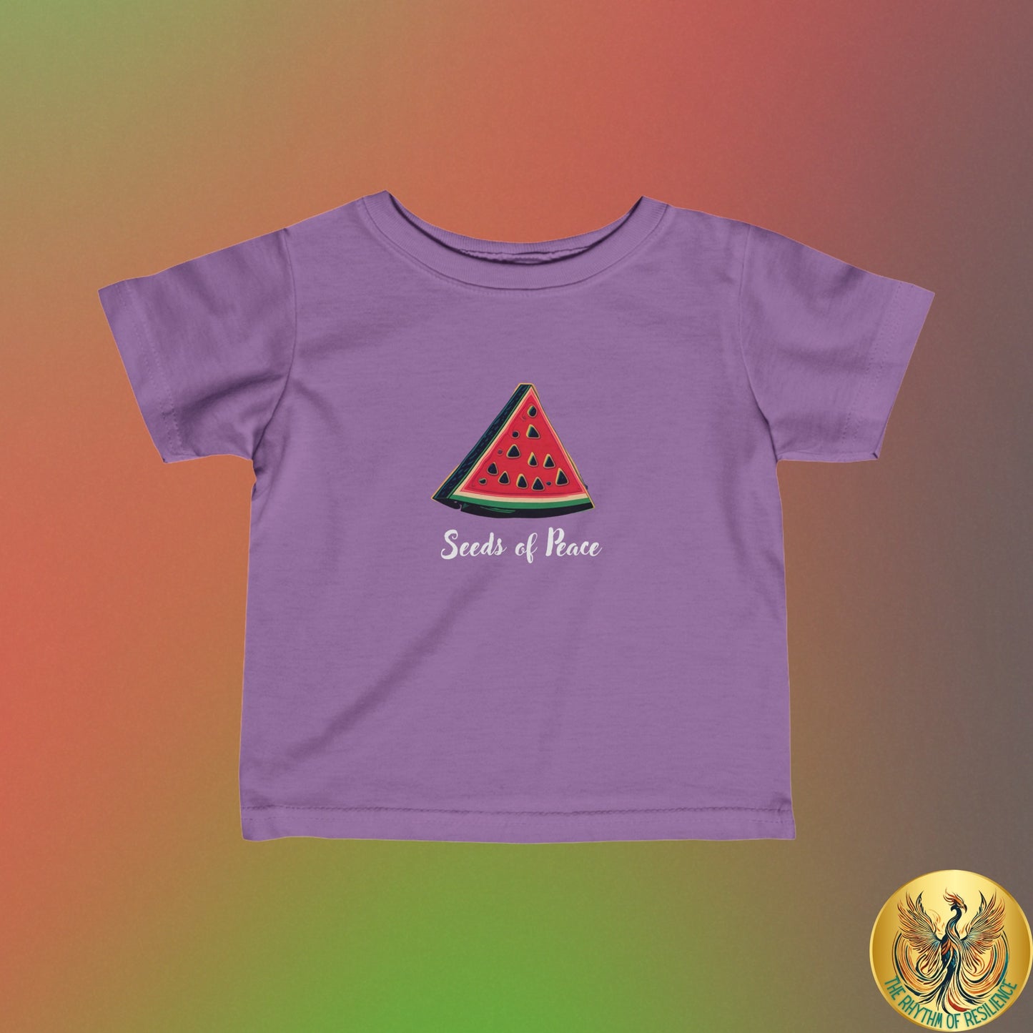 Palestine  seeds of peace watermelon Infant Fine Jersey Tee 6M-24m