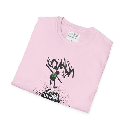 Squash The Stigma. Mental Health Awareness Unisex Softstyle T-Shirt