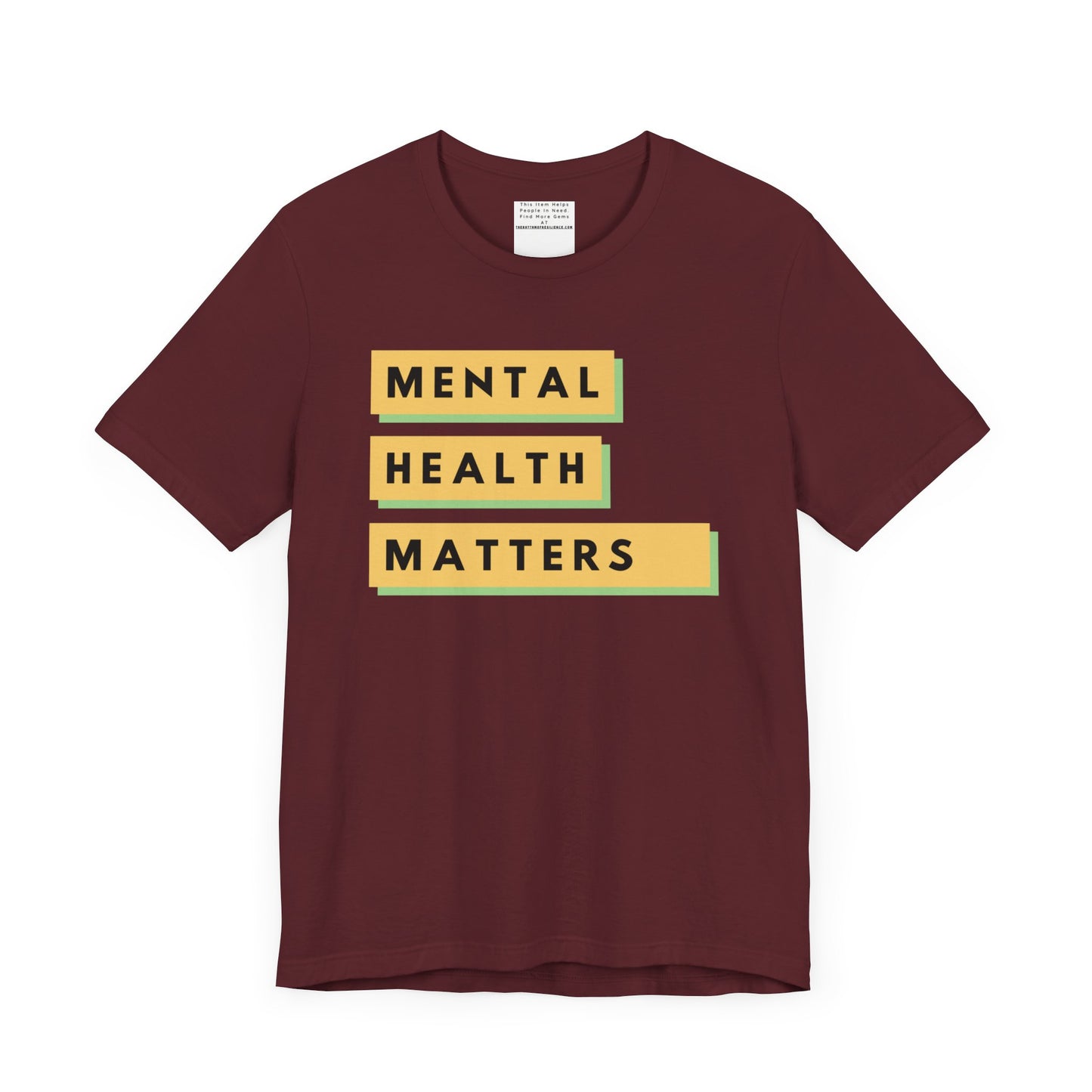 Mental Health Matters Unisex Jersey Short Sleeve Tee-mental health awareness month