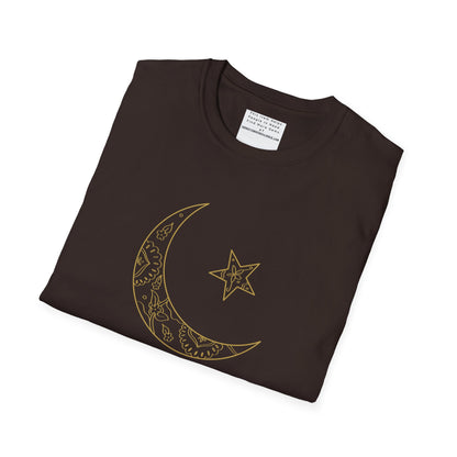 Unisex Heavy Cotton Tee, Islam shirt, shirt,  Islam, gift, Eid, holiday, beads, fasting, Arabi,  Arabic calligraphy, moon, star, crescent