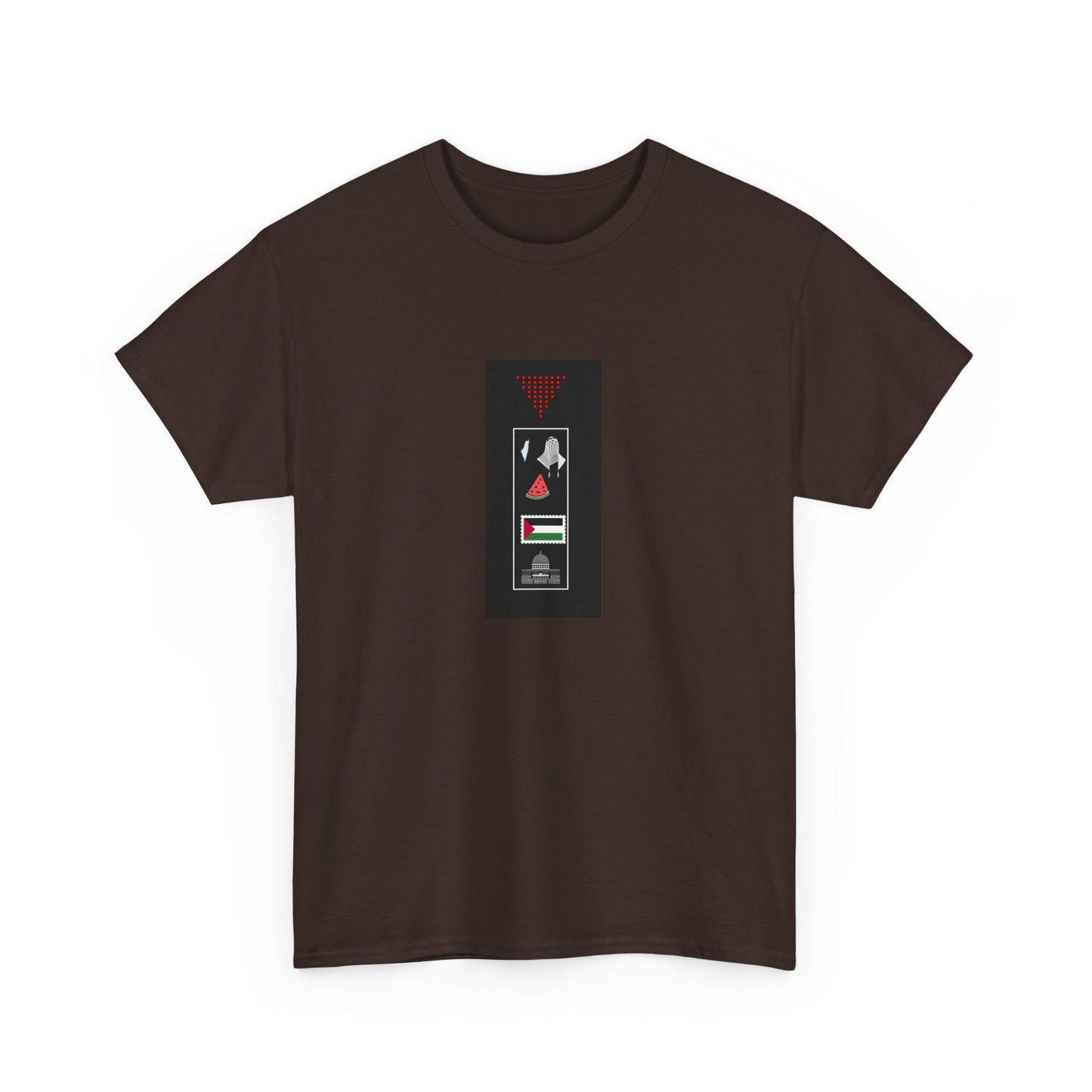 Palestine icon list Unisex Heavy Cotton Tee